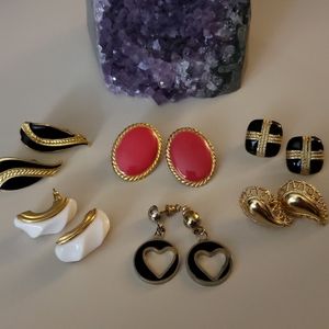 Gold earrings